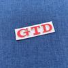 Volkswagen GTD Metal Grille Badge for Golf 7, Lingdu, Polo, Rline 6, Rear & Side Car Emblem.
