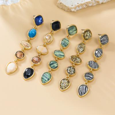 Women Dangle Earrings Long Statement Geometric Bohemian Jewelry Gifts