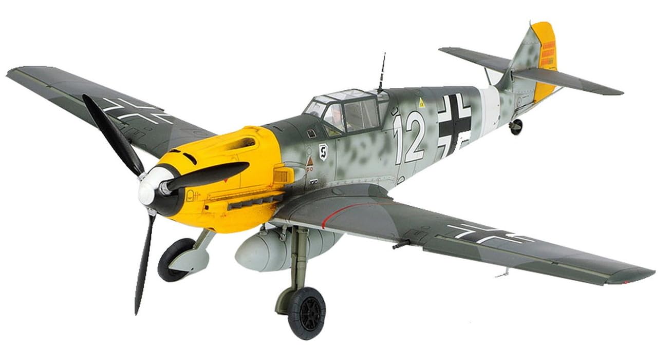

Набор для сборки пластиковой модели самолета Tamiya Masterpiece Aircraft Series 63 ВВС Германии Messerschmitt Bf109 TROP, масштаб 1/48, артикул 61063.. Е-4/7