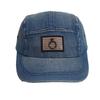 Men's & Women's Washed Denim Duckbill Cap - Short Brim, Distressed Style for Outdoor Sun Protection