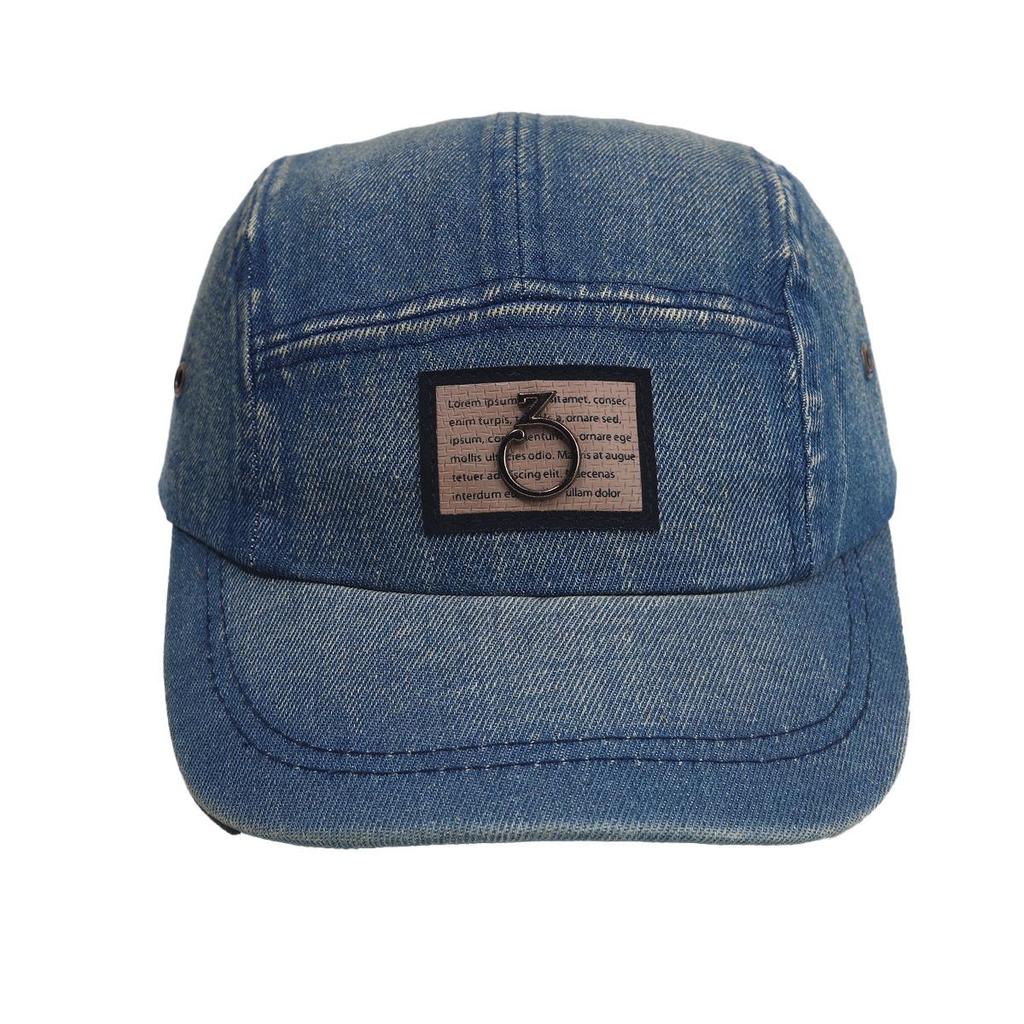 Men's & Women's Washed Denim Duckbill Cap - Short Brim, Distressed Style for Outdoor Sun Protection