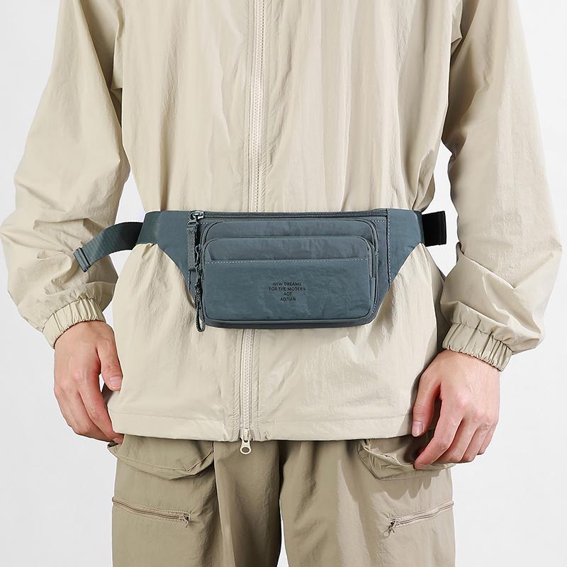 Waist Bag Men's Outdoor Shoulder Bag Sports Crossbody Bag Riding Chest Bag
