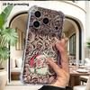 Phone Case: 2D Flat Design, Suitable for iPhone 18 17 16 15 14 13Pro Transparent Corner Protection Case, Winking Santa, Christmas and Halloween Gifts