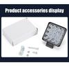 Car Flood Light 3 Inch Driving LED Floodlight Auto Headlight Waterproof Tractor Auxiliary Lamp Indoor Outdoor Work Light