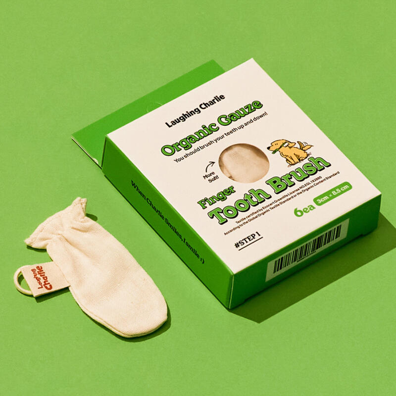 Dog Finger Toothbrush_STEP1 Gauze (6 pieces)