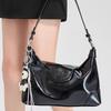 Armpit Bag Women's Black Shoulder Bag Baguette Bag Summer Shoulder Bag New Women's 2025 Super Hot Commuter Tote Bag