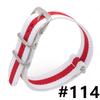 18MM 20MM 22MM Nylon Watch Band Sport Casual Straps Replacement With Stainless Steel Buckle For Men Women's Watch Accessories