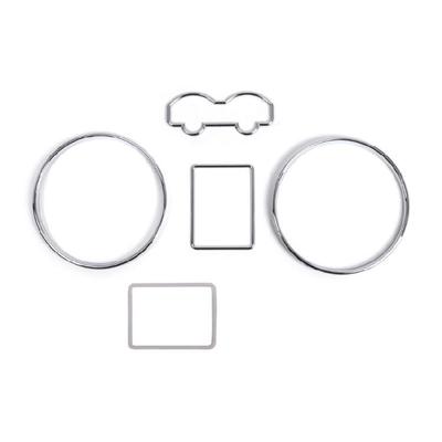Bilinteriörtillbehör Hastighetsmätare Instrumentpanel Mätarringar Dekorationsringar för Instrumentmätare Set för MKIV 97-03