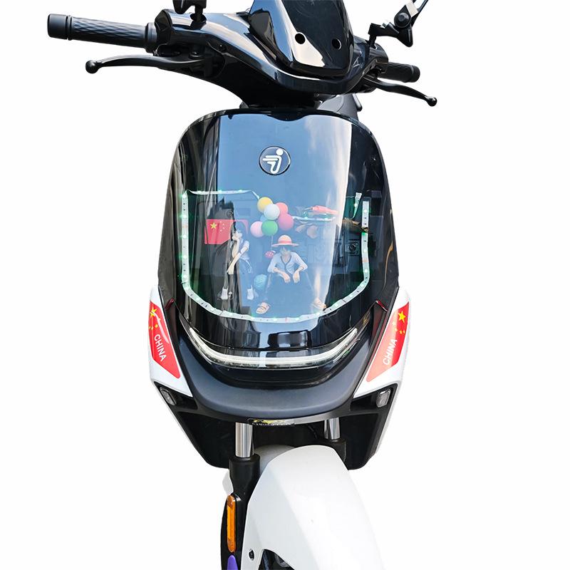 Transparent Front Panel for Ninebot Scooter: DIY Accessory (Models M95C, 85C, 80C, 95C+, M395C)
