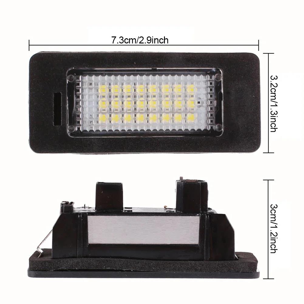 6000k White No Error Led Number License Plate Light License plate Light For BMW E90 E91 E92 E61 E60 E70 E71 License Plate Lights 2