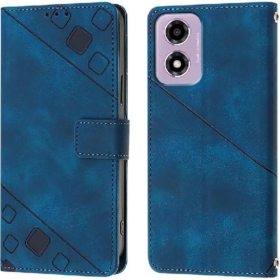 Husă pentru Motorola E14 4G, Husă tip portofel din piele PU, Suport pentru carduri de credit Suport Kickstand Protecție magnetică anti-șoc Flip Husă de telefon pentru bărbați Femei Doamnă pentru