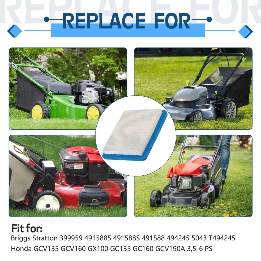 5pcs O20 20 Lawn Mower Air Filter Filter Element Replacement for Briggs Stratton 491588