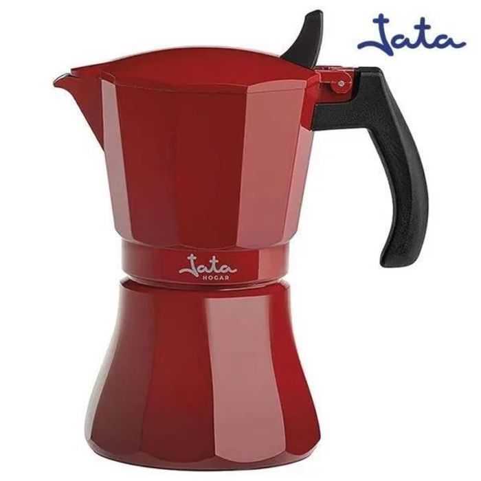 Cafetière Italienne - JATA - HCAF2006 - 6 Tasses - Rouge - App-Controlled
