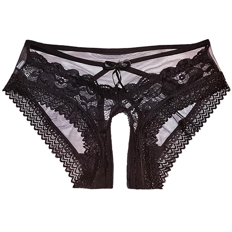 Paar Crotchless Dessous Herren Blumenspitze Durchsichtiger Slip Femboy Sissy Höschen Niedrige Taille Ausgeschnitten Crossdresser Unterwäsche