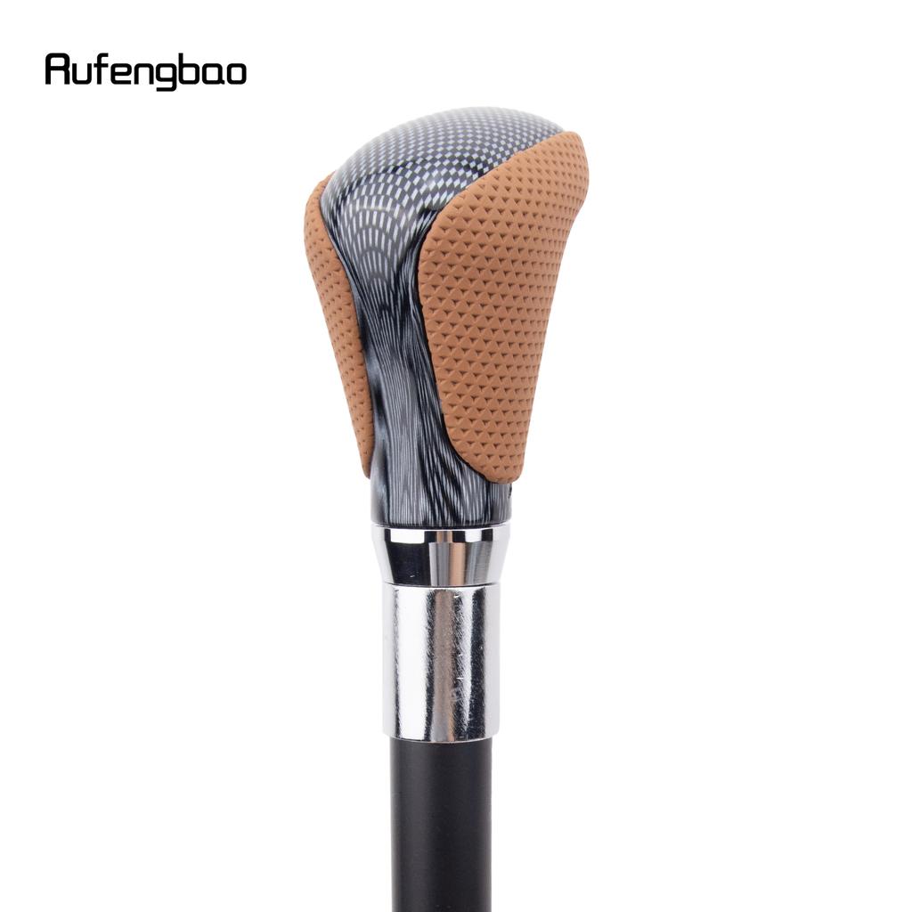 Maro Piele Neagră Alb Baston de mers Moda Decorativ Baston de mers Gentleman Elegant Cosplay Bastn Crosier 94cm