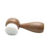 Mini Facial Cleansing Brush Dual-Sided Gentle Exfoliating Brush with Handle Hygienic Skincare Tool for Deep Pore Cleaning