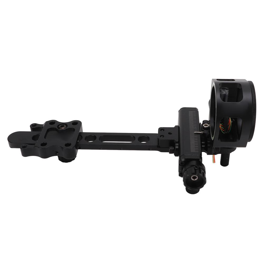 5 Pin Bow Sight 5 Pin Type Aluminum Alloy with Luminous Ring for Compound Bow Training