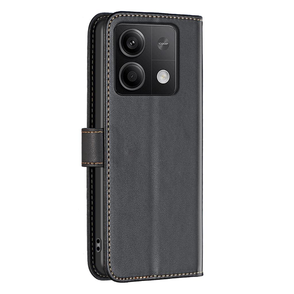 BINFEN COLOR BF17 For Xiaomi Redmi Note 13 5G Case PU Leather Phone Cover Wallet