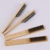 Wooden Handle Brush Stainless Steel Wire Brush Bodhi Cleaning   Clean