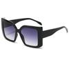 Summer New Square Large Frame Sunglasses Fashion Color Blocked for Men Women Outdoor Travel Driving Sunshade Glasses