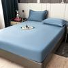 New Silk Bed Sheet Cool Feeling Bed Sheet Anti-Slip Ice Silk Three-Piece Mattress Protection Bedspread Dust Cover