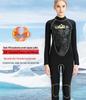 Women's 5mm Thickened Serelex SLINX Wetsuit with Zippered Pant Mouth and Fleece Lining