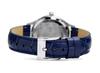 JIOS Automatic Made In Genuine Leather Sapphire Crystal with Blue Crocodile Embossed Men's Watch, Japan, Strap, (Blue Strap)