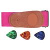 Guitar Strap Neck Belt Celluloid Picks with Install Parts Stringed Instrument AccessoriesPink