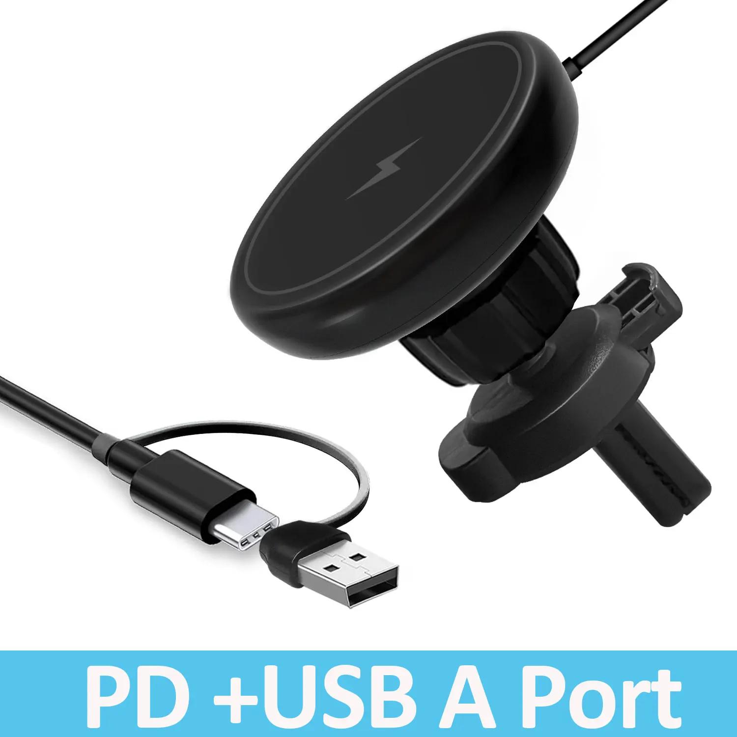 

30 Вт магнитное беспроводное автомобильное зарядное устройство для iPhone 15 14 13 12 pro max Samsung Air Vent Mount Car Phone Holder Stand Fast Car Charge