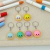 Stress Relief Keychain, with Steamed Bun Pendant, Fidget Clicker with Tactile Feedback Design, Anxiety Relief Toy for Office And Study
