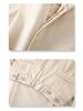 Women's 2025 Gray High-Waisted Wide-Leg Dress Pants - Spring/Autumn Casual and Drapey