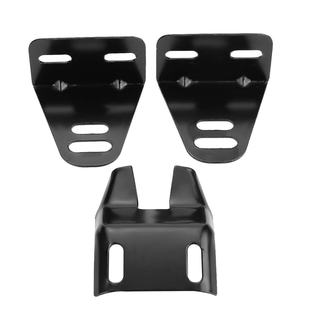 Qiilu Motorcycle Custom Seat Single Seat PU Leather Waterproof with Mounting Hardware for Honda (C)