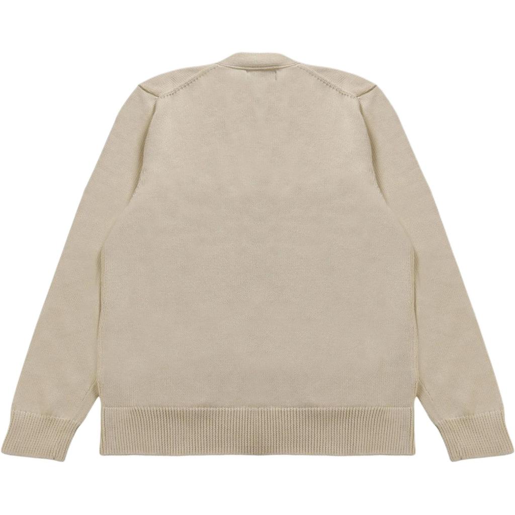 Polo Ralph Lauren Solid Color V-Neck Button Long Sleeve Knit Sweater Men Sweater Beige 710961170-003