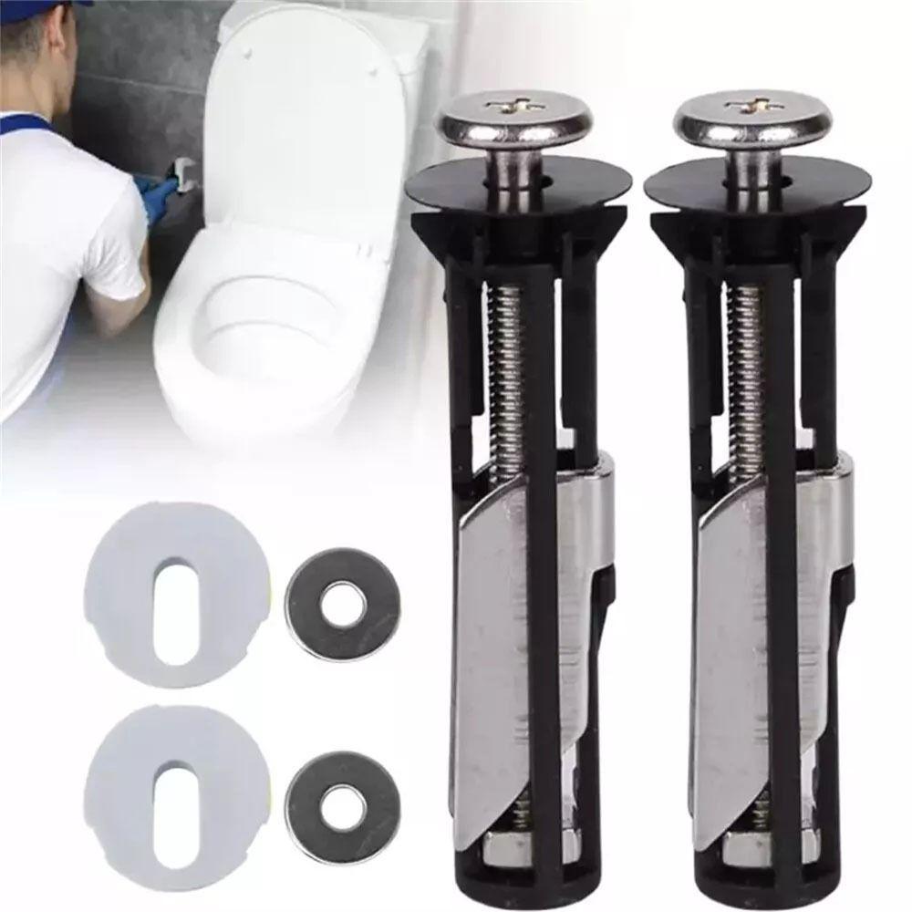 2Pcs Universal Toilet Seat Fastener Bolt Kit  Toilet Cover Maintenance Accessory