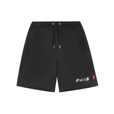 Li Ning Badfive Printed Loose Straight Shorts Women Shorts Black AKSS374-2