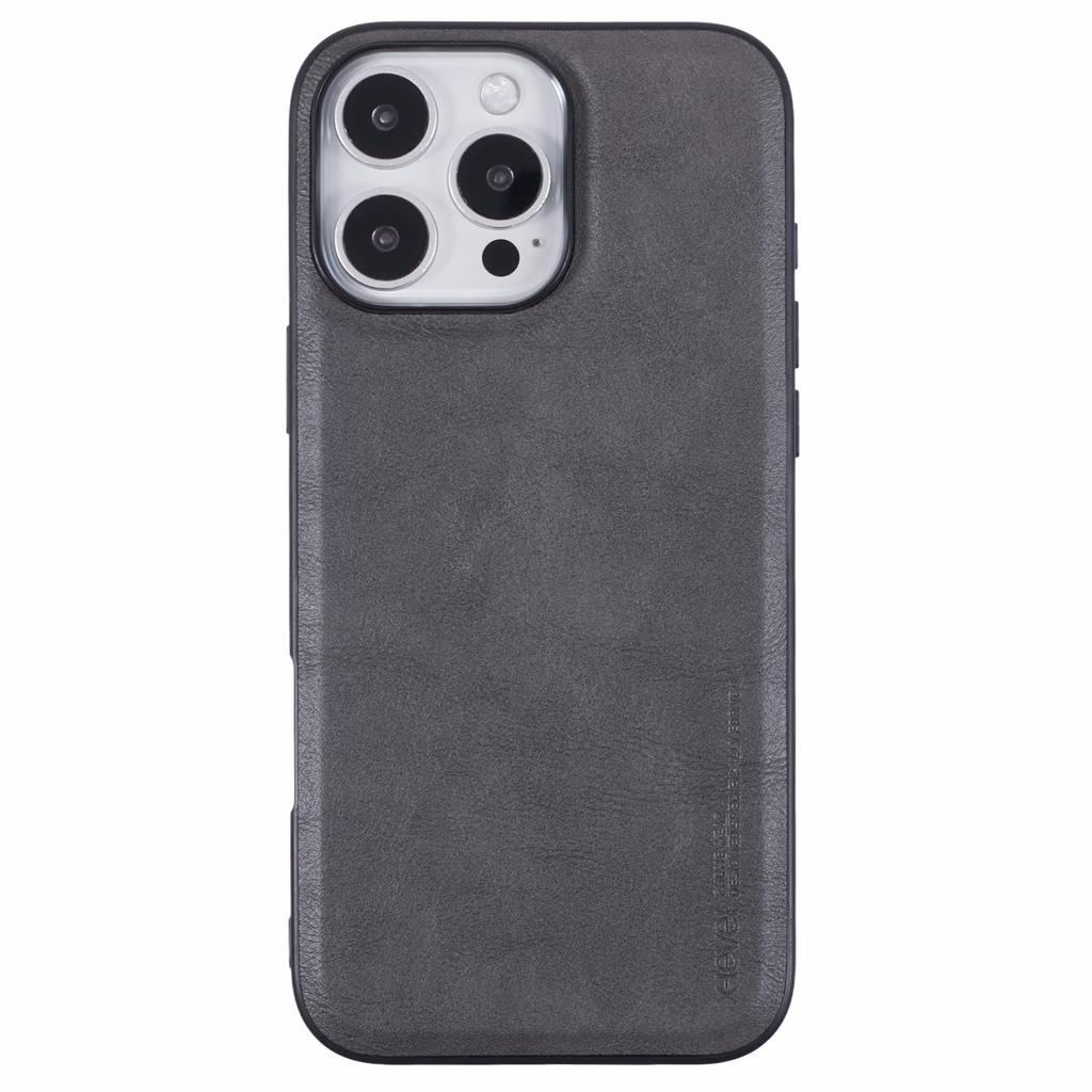 X-LEVEL Bojue-3 Series For iPhone 16 Pro Case Leather Coated PC+TPU Anti-Scratch Protective Cover