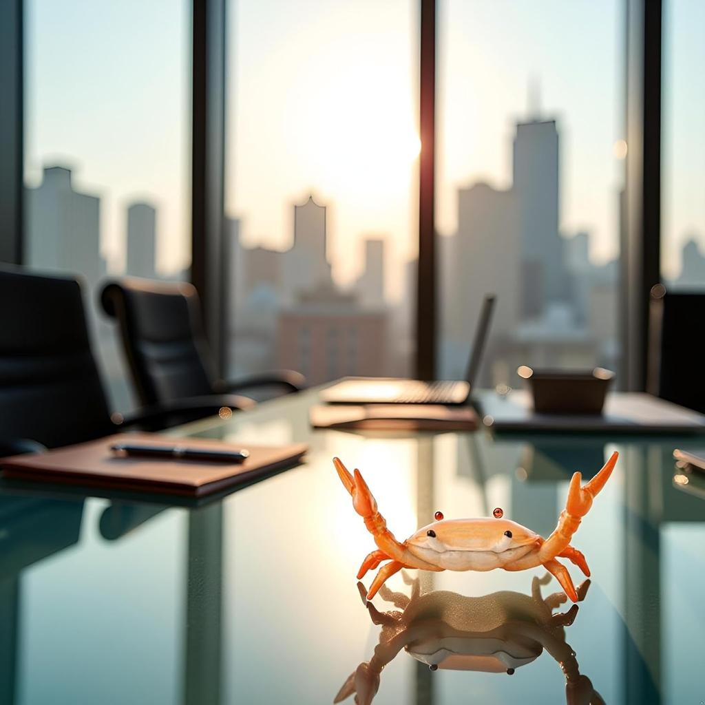 Creative Crab Pen Holder Weightlifting Crabs Pen Stand Storage Rack, Office Desktop Decoration, Pencil Holders Desk Supplies Holders and Dispensers,