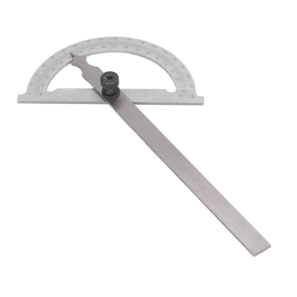 Angle Protractor 0‑180 Degree Angle Finder Carbon Steel Woodworking Ruler Measure Tool Woodworking Ruler Angle Protractor