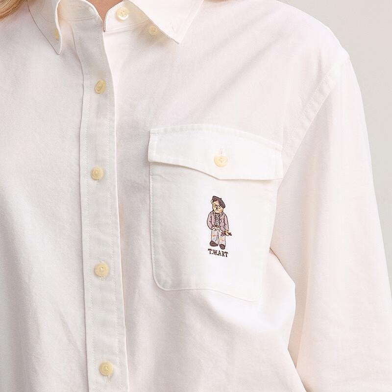 Teenie Weenie Women's Embroidered Long Sleeve Shirt