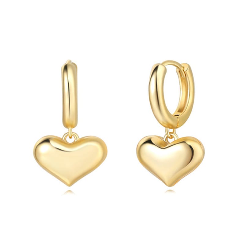 WESTISLAND Chubby Heart One-Touch Earrings YG_WI5062420