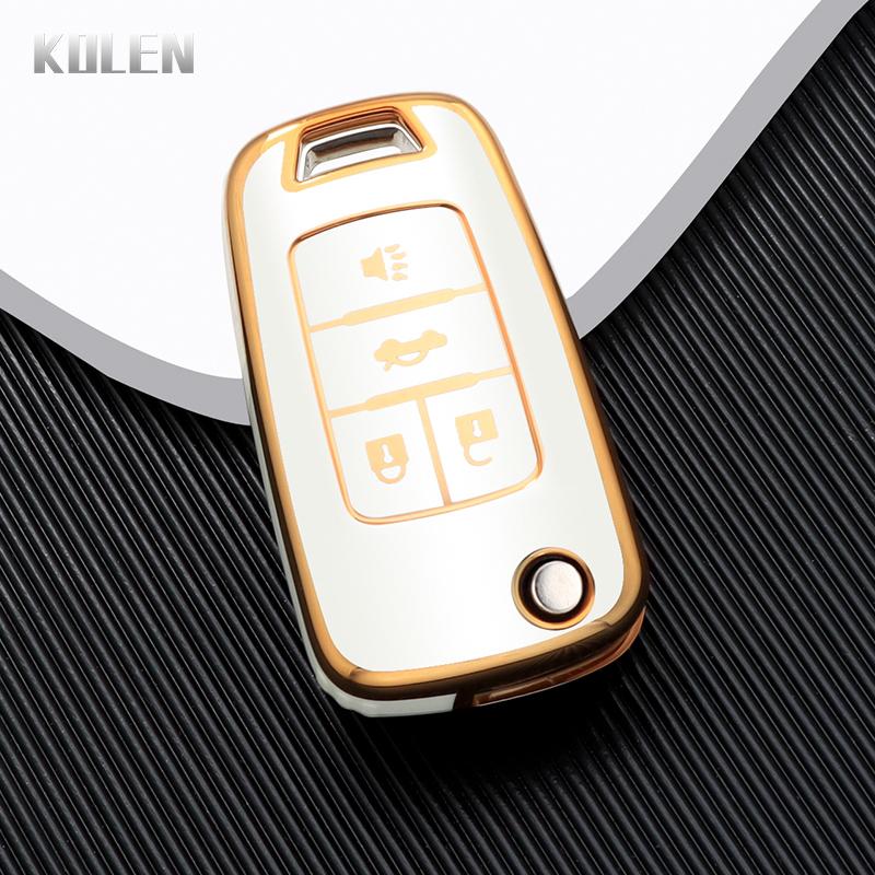 Tpu Car Key Case Cover Shell Fob For Chevrolet Cruze Aveo Trax Sail Malibu For Opel Vauxhall Astra Corsa Meriva Insignia Zafira