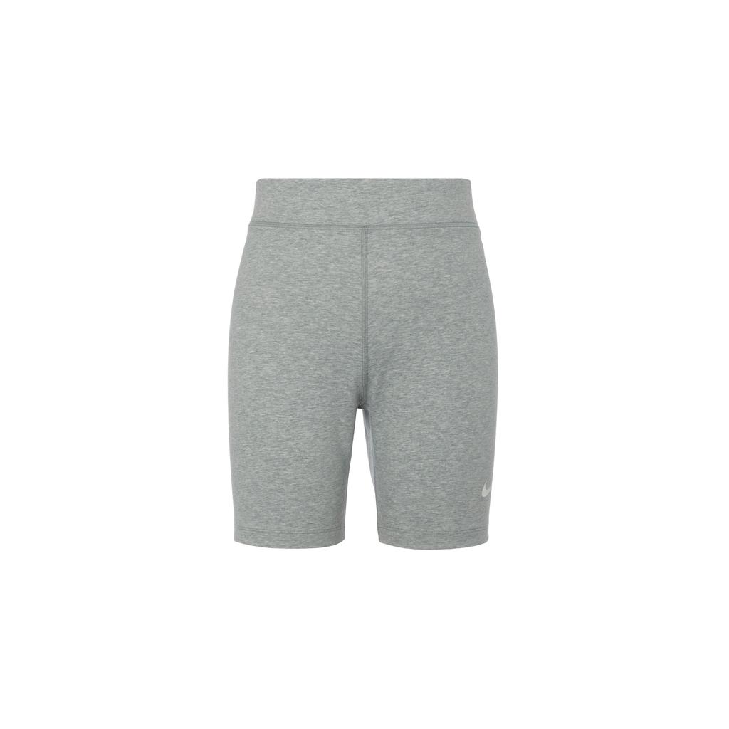 Nike Sportswear Classics Solid Slim Fit Logo Print Cycling Pants Women Bottoms Gray DV7798-063