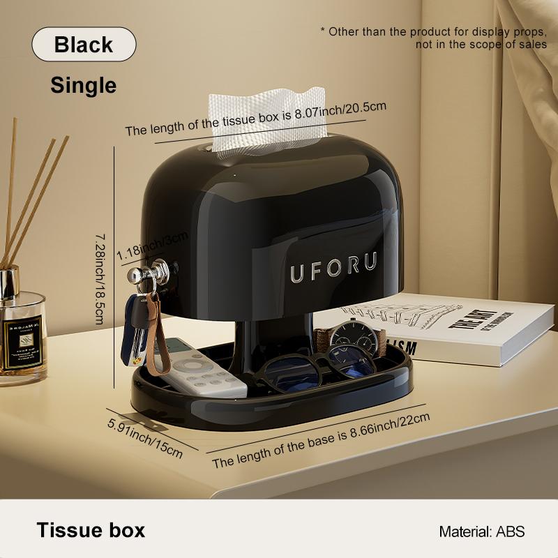 Uforu Creative Tissue Box Organizer: Retro Design with Senior Sense – Perfect for Student Dorms & Living Room
