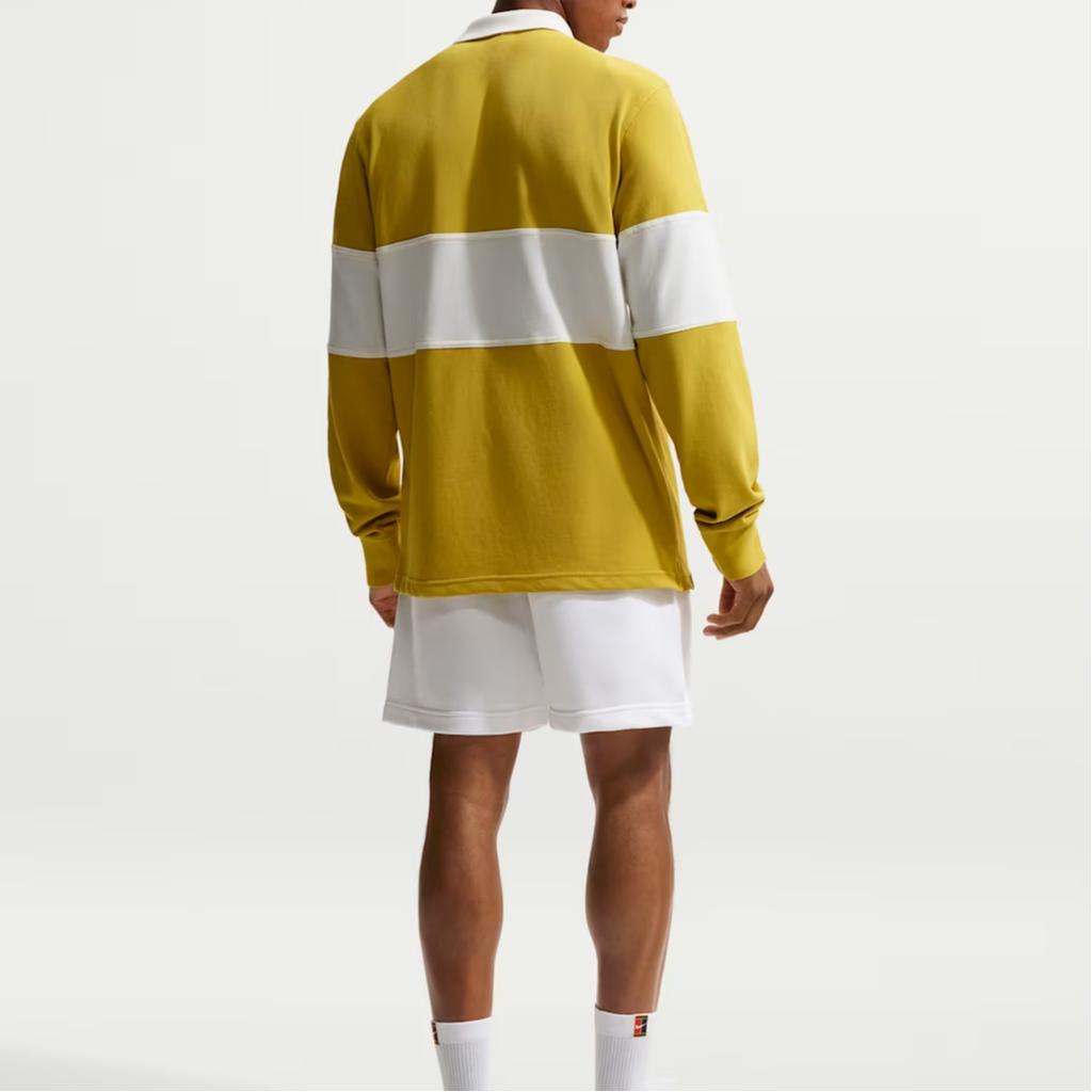 Nike Court Heritage Bequemer Colorblock Pullover Langarm Poloshirt Herren Oberteile HQ1748-389