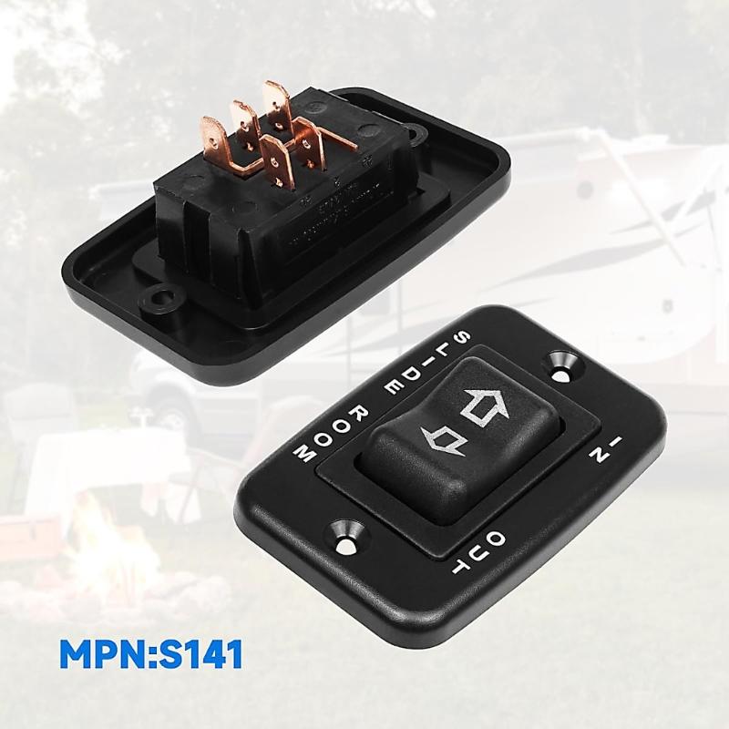 Quick Install Rocker Lift Switches For Recreational Vehicles Slide In Slide Out Function Universal Compatibility