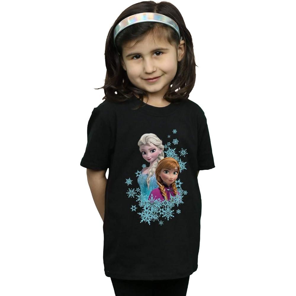 Frozen Girls Elsa & Anna Cotton T-Shirt