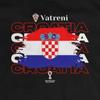 Croatia Croatian Vatreni Football Soccer Jersey World Cup 2022 T-Shirt Graphic Retro Vintage 3D Print Men Women Unisex Short Sleeve Round Neck