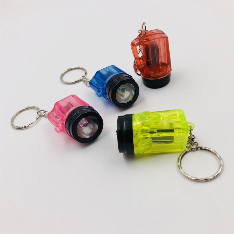 Mini Flashlight Multi-Functional Portable Small Mining Lamp Keychain Pendant