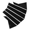 6Pcs Window B Pillar Post Trim Gloss Black Sturdy Aging Resistant Stylish Window Pillar Posts