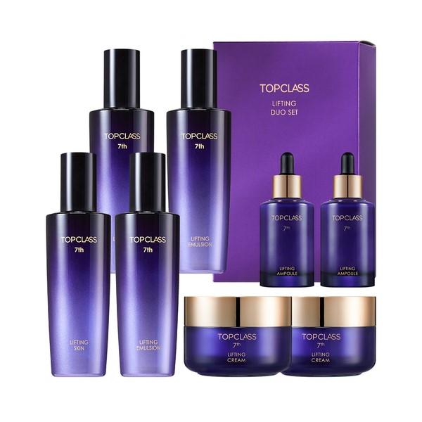 Charmzone Top Class Lifting Duo Set 8pcs (Skin 120ml * 2 + Emulsion 120ml * 2 + Ampoule 150ml * 2 + Cream 50ml * 2)